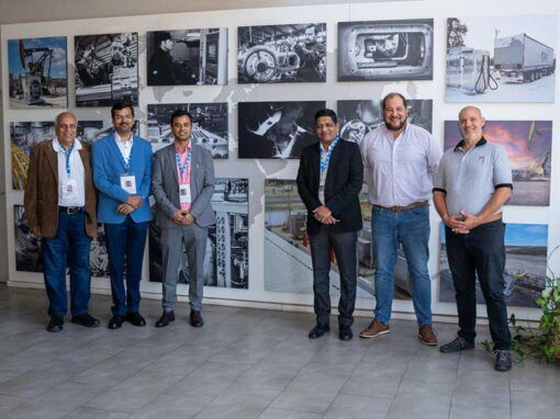 We received a delegation from India