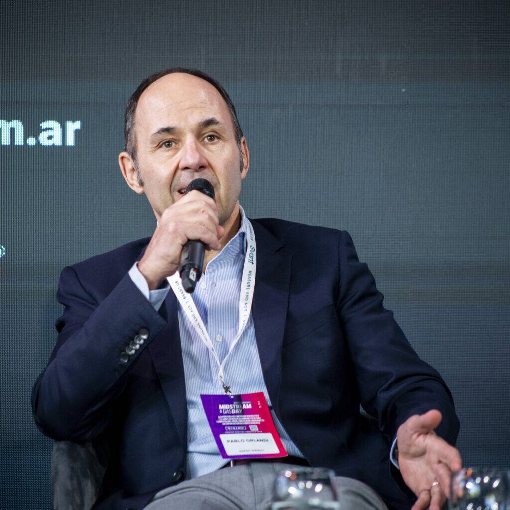 Pablo Orlandi, CEO da Aspro Energy, fala no painel de transição energética do EconoJournal.